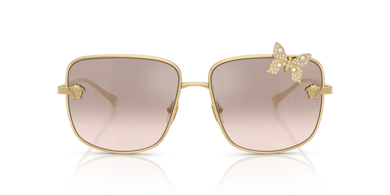 Versace Occhiali da sole Donna Oro 846169 miniatura 2