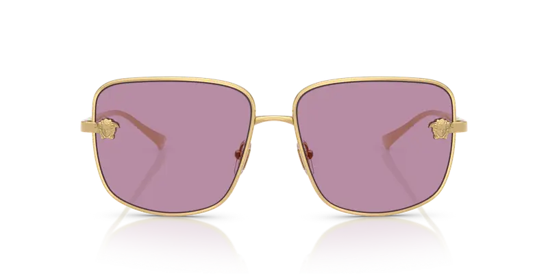 Versace Occhiali da sole Donna Oro 846171 miniatura 2