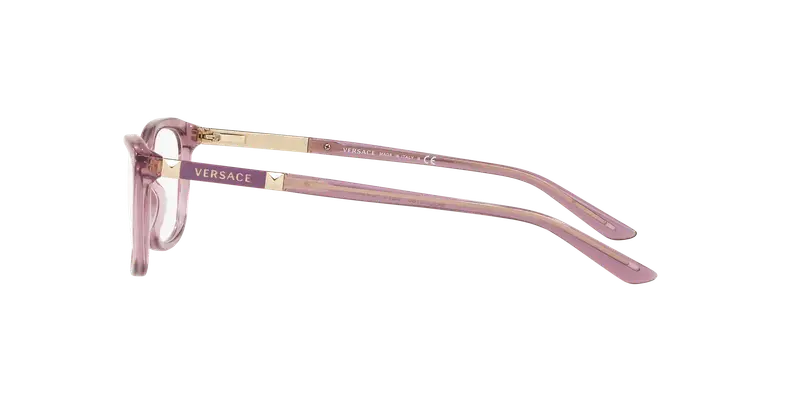 Versace Donna VE3186 5279 Montature da vista Acetato Viola Trasparente Farfalla Normale miniatura 2