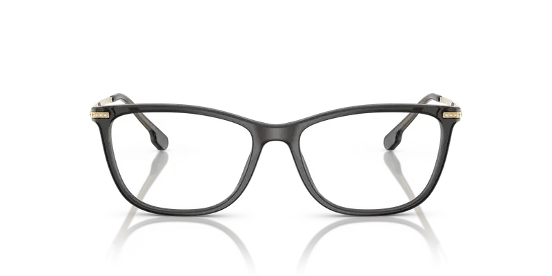 Versace Donna VE3274B 5483 Montature da vista Acetato Nero Trasparente Pillow Normale miniatura 2