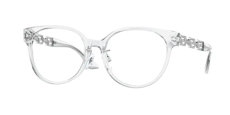 Versace Donna VE3302D  148 Montature da vista Acetato Trasparente Trasparente Pantos Normale