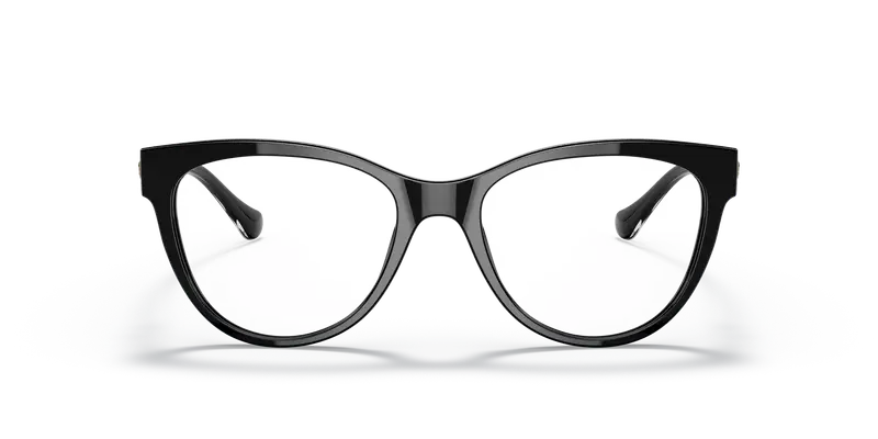 Versace Donna VE3304 GB1 Montature da vista Acetato Nero Trasparente Cat Eye Normale miniatura 2