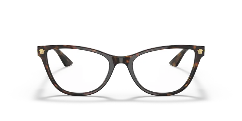 Versace Donna VE3309 108 Montature da vista Acetato Tartaruga Trasparente Cat Eye Normale miniatura 2