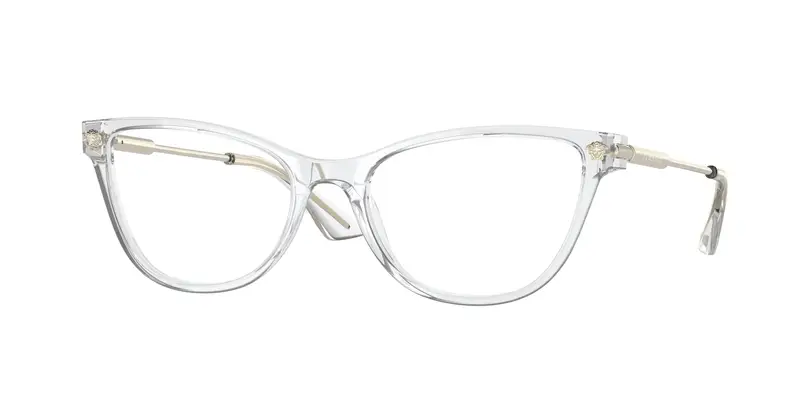 Versace Donna VE3309  148 Montature da vista Acetato Trasparente Trasparente Cat Eye Normale