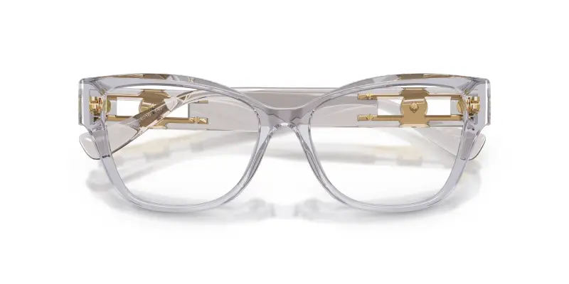 Donna VE3347 5305 Montature da vista Acetato Grigio Trasparente Pillow Normale miniatura 2