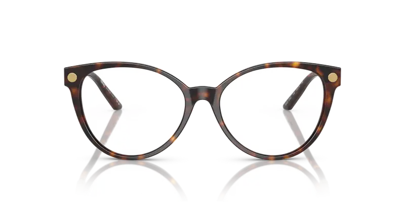 Versace Donna VE3353 108 Montature da vista Acetato Tartaruga Trasparente Cat Eye Normale miniatura 2