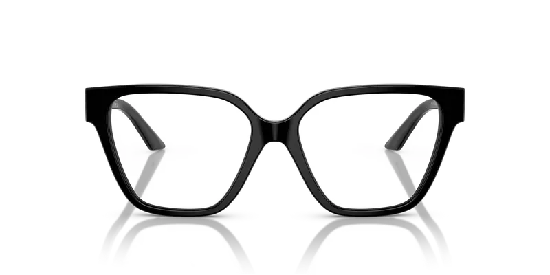 Versace Donna VE3358B GB1 Montature da vista Acetato Nero Trasparente Geometrica Normale miniatura 2