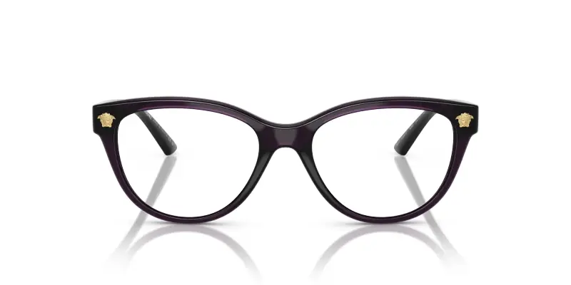 Donna VE3365U 5263 Montature da vista Iniettato Viola Trasparente Cat Eye Normale miniatura 3