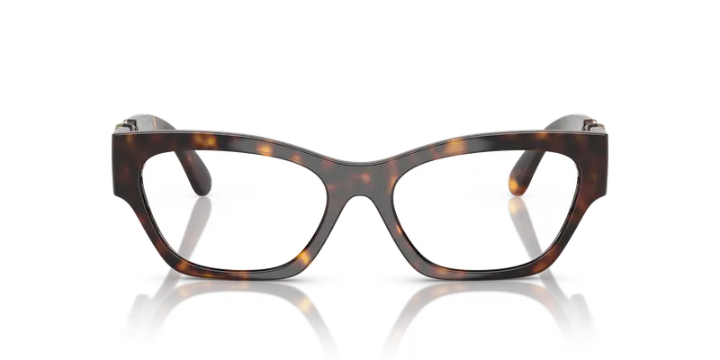 Versace Donna VE3367U 108 Montature da vista Iniettato Tartaruga Trasparente Cat Eye Normale miniatura 2