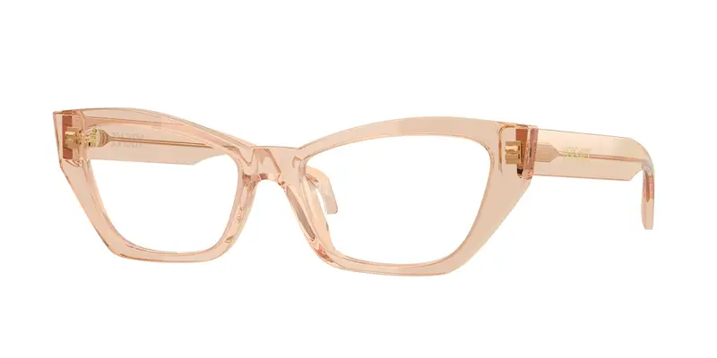 Versace Donna VE3373U  5518 Montature da vista Acetato Marrone Trasparente Cat Eye Normale