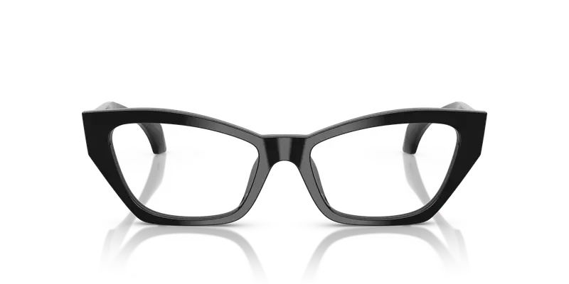 Versace Donna VE3373U GB1 Montature da vista Acetato Nero Trasparente Cat Eye Normale miniatura 2