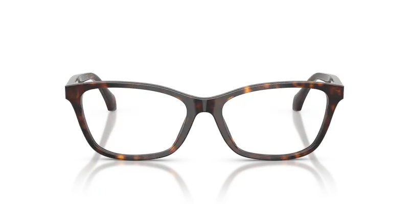 Versace Donna VE3375 108 Montature da vista Acetato Marrone Trasparente Cat Eye Normale miniatura 2