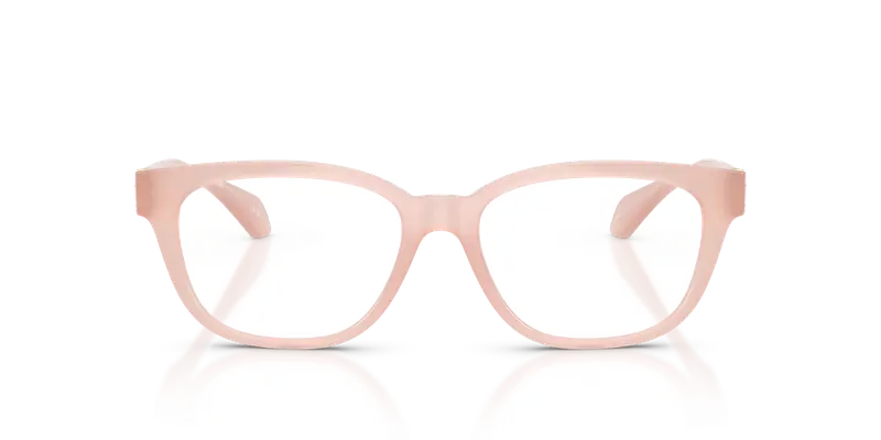 Versace Donna VE3376U 5522 Montature da vista Iniettato Rosa Trasparente Pillow Normale miniatura 2