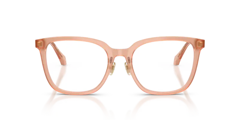 Versace Donna VE3378D 5526 Montature da vista Acetato Arancione Trasparente Pillow Normale miniatura 2