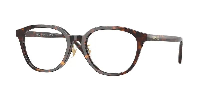 Versace Donna VE3379D  108 Montature da vista Acetato Marrone Trasparente Pantos Normale