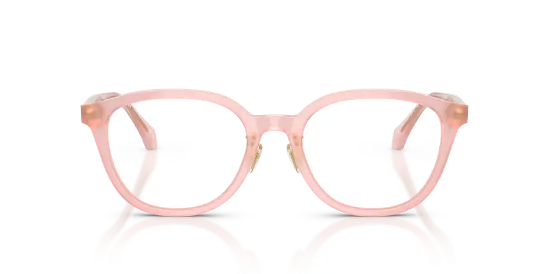 Versace Donna VE3379D 5525 Montature da vista Acetato Rosa Trasparente Pantos Normale miniatura 2