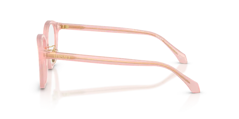 Versace Donna VE3379D 5525 Montature da vista Acetato Rosa Trasparente Pantos Normale miniatura 3