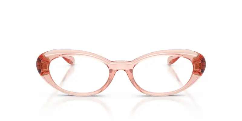 Donna VE3381U 5541 Montature da vista Iniettato Rosa Trasparente Rotonda Normale miniatura 3