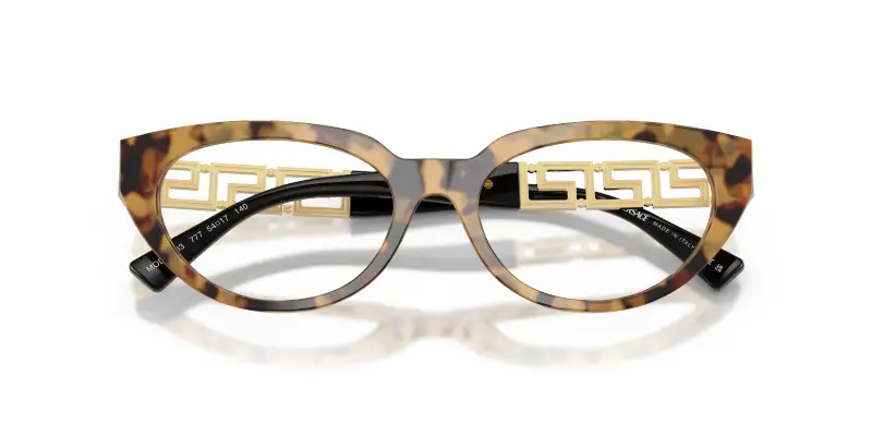 Donna VE3383 777 Montature da vista Acetato Tartaruga Trasparente Cat Eye Normale miniatura 2