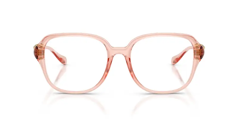 Donna VE3386D 5533 Montature da vista Iniettato Rosa Trasparente Squadrata Normale miniatura 3