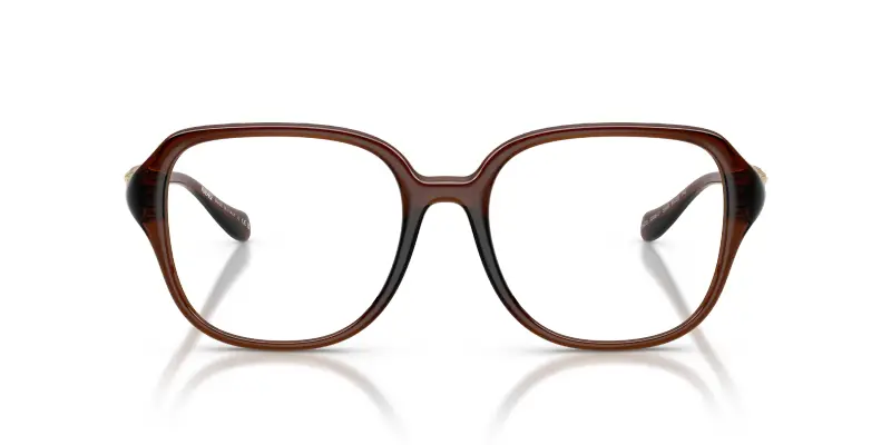 Donna VE3386D 5534 Montature da vista Iniettato Marrone Trasparente Squadrata Normale miniatura 3