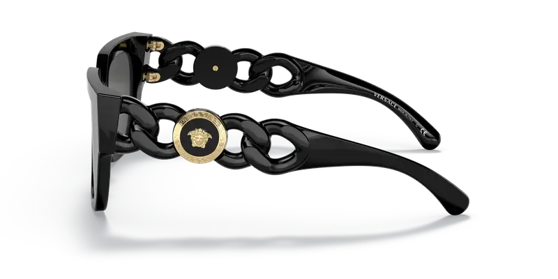 Versace Occhiali da sole Donna Nero 855748 miniatura 3