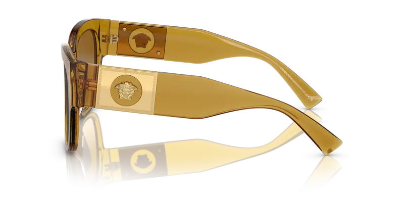 Versace Occhiali da sole Donna Oro 856531 miniatura 3