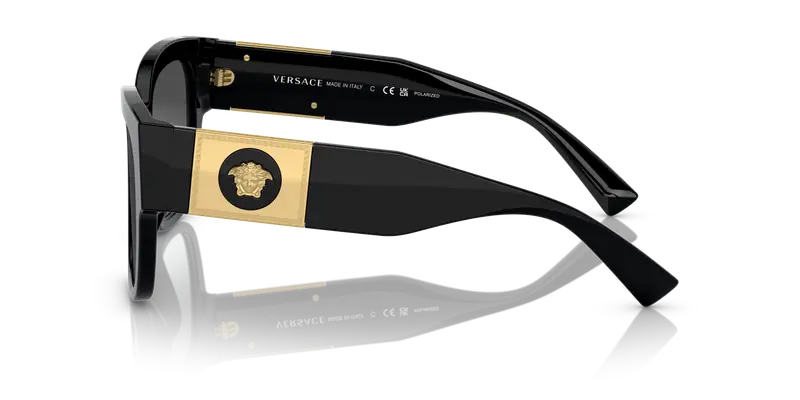 Versace Occhiali da sole Donna Nero 856529 miniatura 3