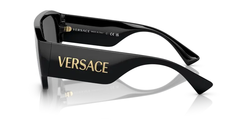 Versace Occhiali da sole Donna Nero 857757 miniatura 3