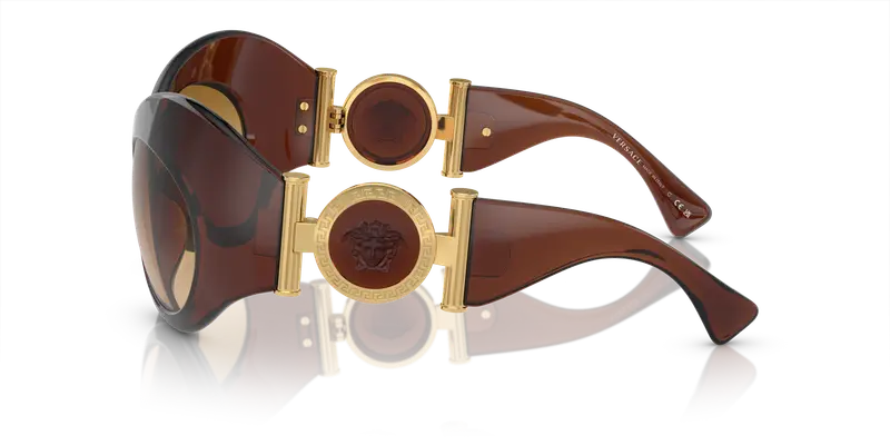 Versace Occhiali da sole Donna Marrone 860850 miniatura 3