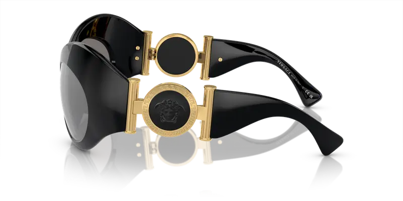 Versace Occhiali da sole Donna Nero 860852 miniatura 3