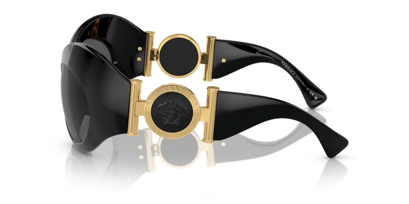 Versace Occhiali da sole Donna Nero 860853 miniatura 3