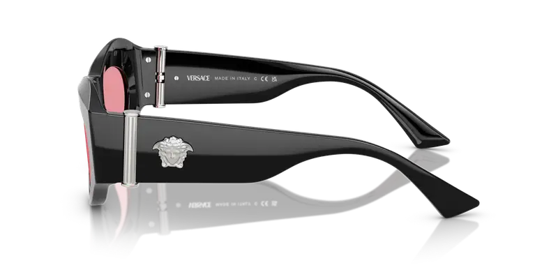 Versace Occhiali da sole Donna Nero 838637 miniatura 3