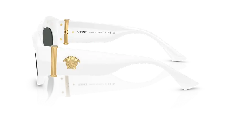 Versace Occhiali da sole Donna Bianco 837404 miniatura 3