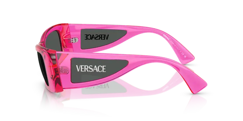 Versace Occhiali da sole Donna Grigio 837408 miniatura 3