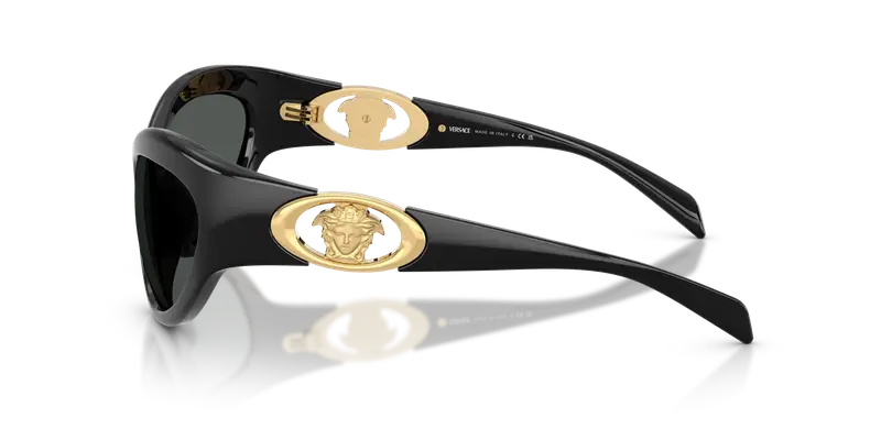 Versace Occhiali da sole Donna Grigio 846115 miniatura 3