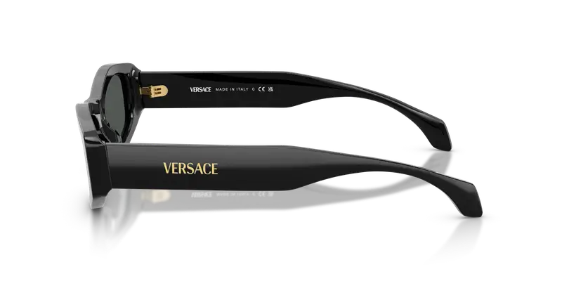 Versace Occhiali da sole Donna Grigio 846082 miniatura 3