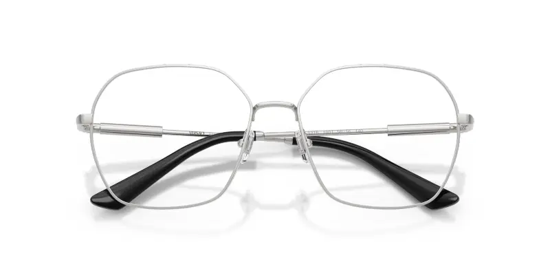 Donna Versace VE1316 1001 Montature da vista Metallo Argento Trasparente Squadrata Normale miniatura 2