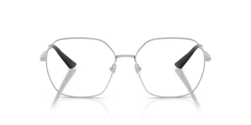 Donna Versace VE1316 1001 Montature da vista Metallo Argento Trasparente Squadrata Normale miniatura 3