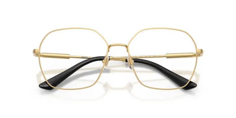 Donna Versace VE1316 1002 Montature da vista Metallo Oro Trasparente Squadrata Normale miniatura 2