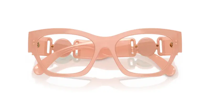 Donna Versace VE3367U 5392 Montature da vista Iniettato Rosa Cat Eye Normale miniatura 2