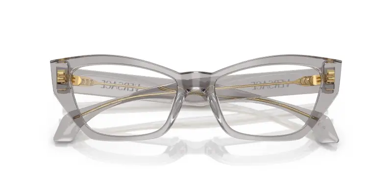 Donna Versace VE3373U 593 Montature da vista Acetato Grigio Trasparente Cat Eye Normale miniatura 2