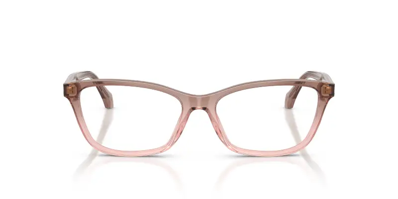 Donna Versace VE3375 5435 Montature da vista Acetato Marrone Trasparente Cat Eye Normale miniatura 3