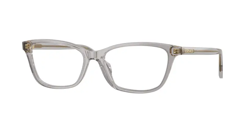 Donna Versace VE3375 593 Montature da vista Acetato Grigio Trasparente Cat Eye Normale