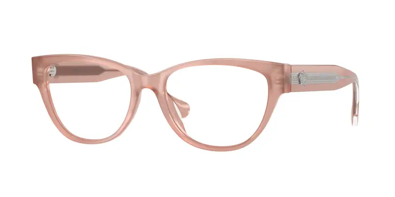 Donna Versace VE3389U 5394 Montature da vista Acetato Rosa Trasparente Cat Eye Normale