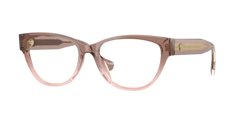 Donna Versace VE3389U 5435 Montature da vista Acetato Tartaruga Trasparente Cat Eye Normale