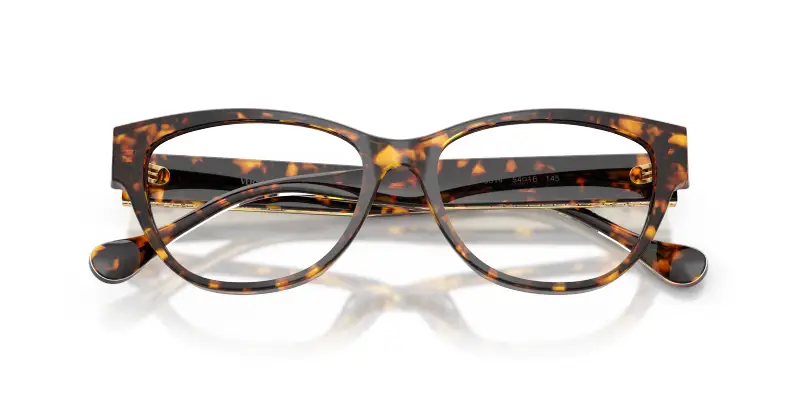 Donna Versace VE3389U 5514 Montature da vista Acetato Tartaruga Trasparente Cat Eye Normale miniatura 2