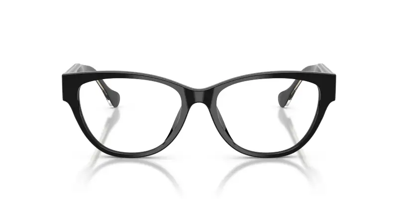 Donna Versace VE3389U GB1 Montature da vista Acetato Nero Trasparente Cat Eye Normale miniatura 3