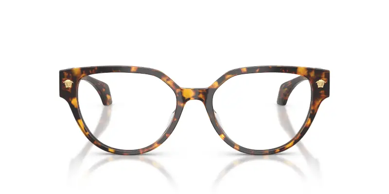 Donna Versace VE3394D 5514 Montature da vista Acetato Tartaruga Trasparente Cat Eye Normale miniatura 3