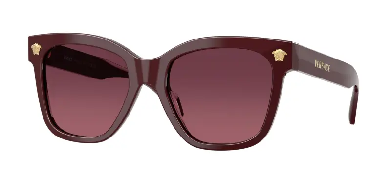 Donna Versace VE4511 5381F4 Occhiali da sole Acetato Viola Viola Squadrata Normale Sfumato